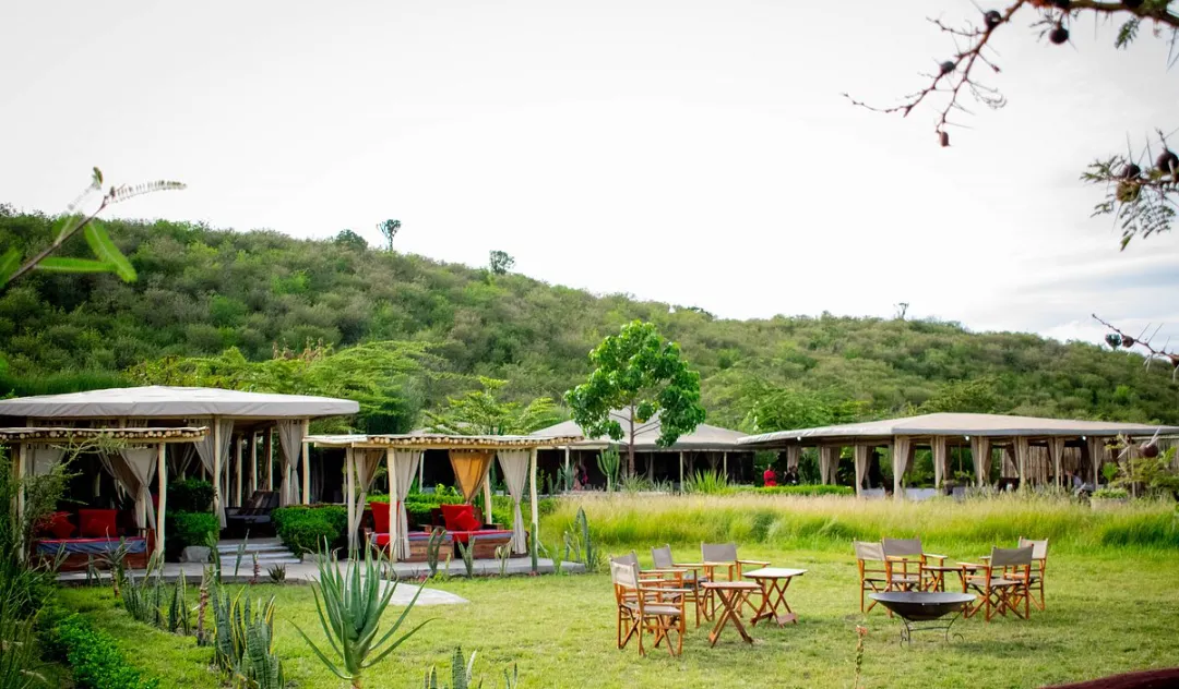 our main area Mala Plains camp