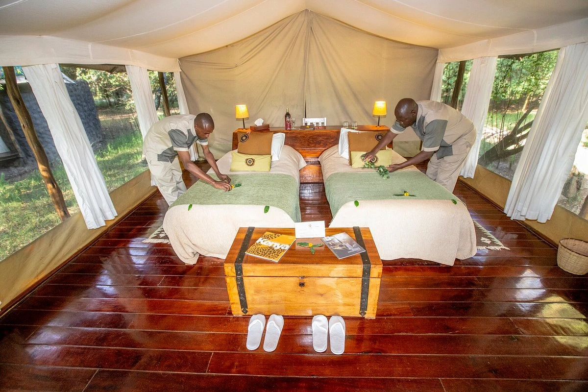 Family tent at karen blixen