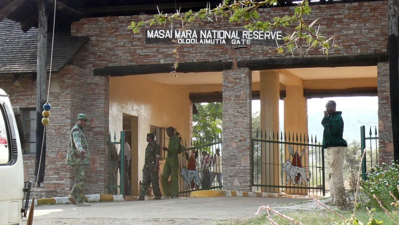 Masai Mara National reserve Oloolaimutia Gate