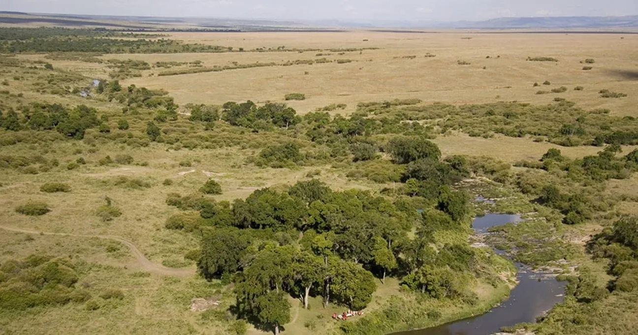 A river flowing in the mara