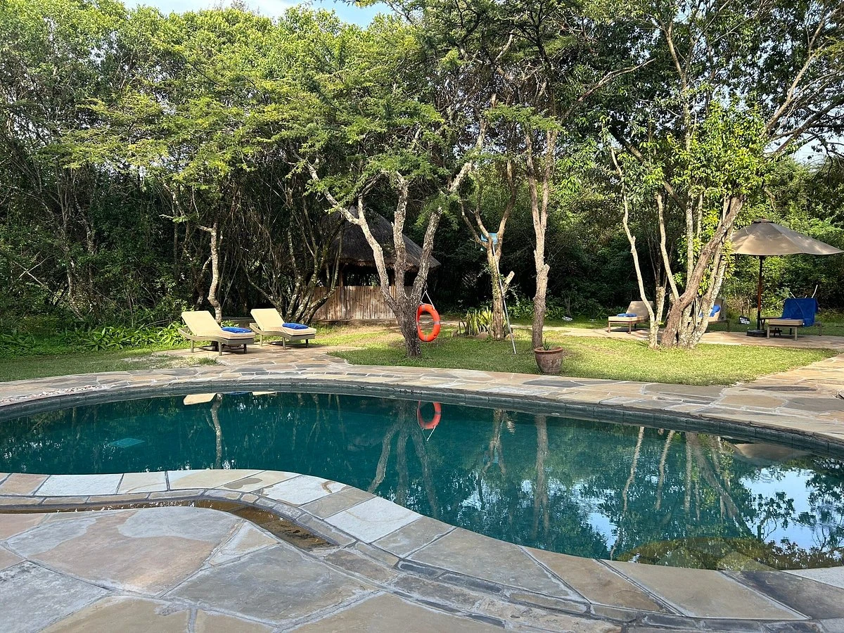 Swimming pool in Karen blixen camp