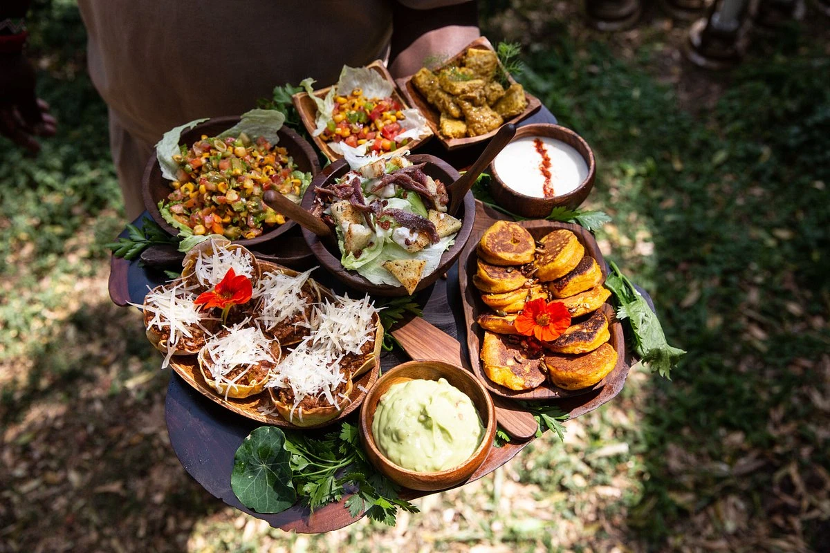 Experience the exotic cuisine served at the camp